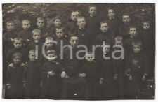 1925 ca COSTUME ITALIA Vescovo tra i bambini di un istituto - Foto 14x9 cm