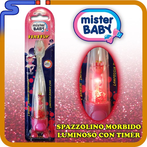 Spazzolino rosa mister baby - mister,