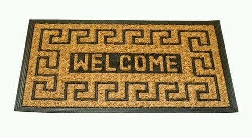 Zerbino gomma cocco welcome - zerbino, "welcome"