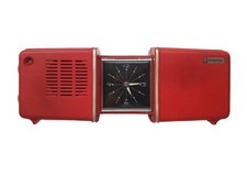 *HH* Radio Sveglia vintage Hunter made Hong Kong clock radio design anni 60 70