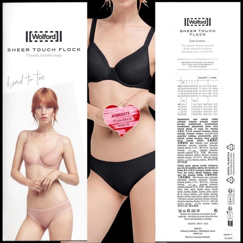 Wolford sheer touch flock - sheer,