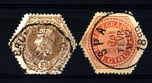 Belgio telegrafo 1871 1893 - -, 1871-1893