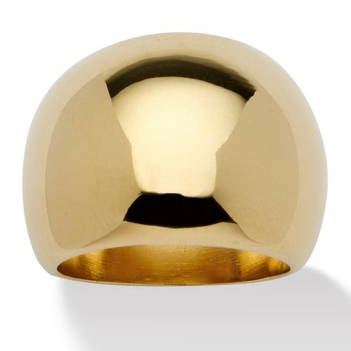 Anello cupola placcato - cupola, oro