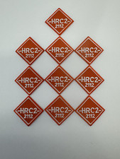 10 etichette di ricambio patch HRC2 2112 FR ignifughe ignifughe FRC arancione blu