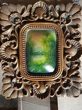 dipinto  paesaggio olio su