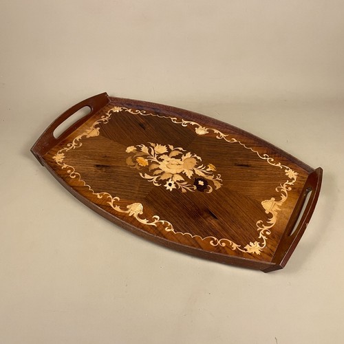 Vassoio legno manici - legno,