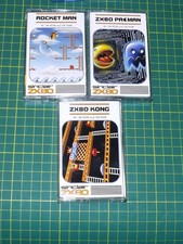 SINCLAIR ZX80 (& ZX81) - Lotto lavoro giochi KONG, PACMAN, ROCKET MAN - nuove uscite