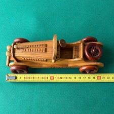 AUTO in Legno-Modello MERCEDES  SSKL  - Anno 1931 -Scultore ERZEUGUNG-