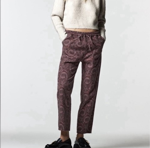 Pantalone zara stampa paisley - pantalone,