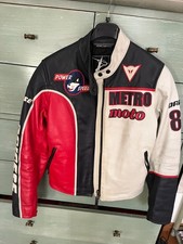 Giacca in pelle da moto donna DAINESE Metromoto taglia 40 (XS)