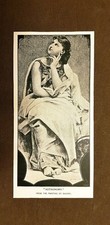 Astonomy o Astronomia Quadro di Baudry Stampa del 1888
