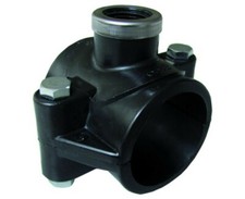 PRESA A STAFFA PER TUBO ACQUA POLIETILENE MISURE DA 20 A 110mm NUPI