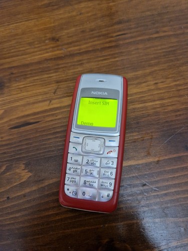 Nokia 1110i rosso funzionante - nokia,