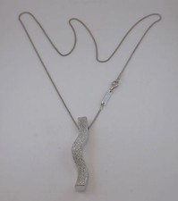 PIANEGONDA COLLANA E CIONDOLO DIAMANTATO IN ARGENTO  NECKLACE WITH CHARM