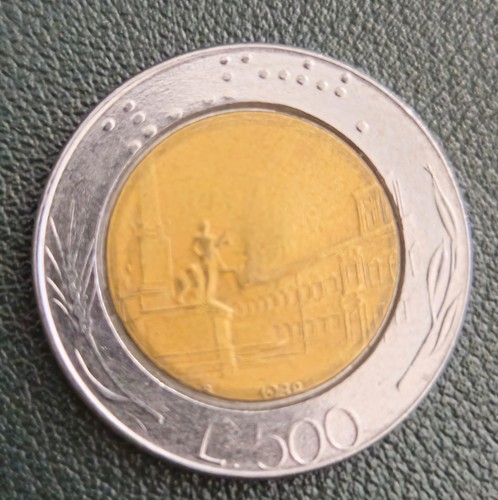Moneta 500 lire del 1988 - moneta,