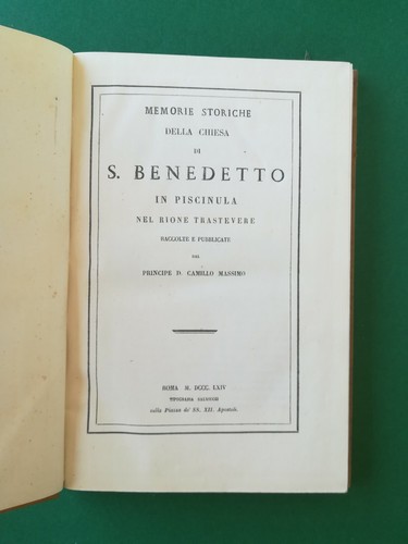 Storia chiesa benedetto in - storia,