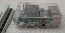 Raspberry pi 4 model B 4gb - case trasparente - dissipatori e ventola inclusi 