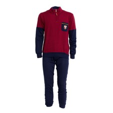Pigiama Tuta uomo F.C. Torino ufficiale Invernale Felpa TO14096 Bordeaux Y128