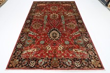 6 x 9 piedi orientale bidjar zona rossa tappeto afgano annodato a mano...