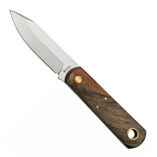 Coltello lama fissa edc legno - lama,