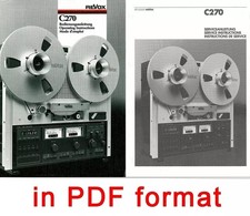 Revox studer c270 operating - revox,
