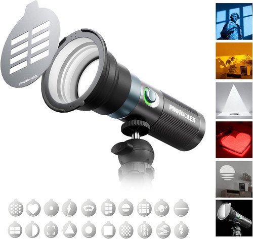 Torcia fotografica rgb con - fotografica,