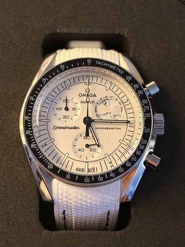 Omega swatch white - swatch, snoopy