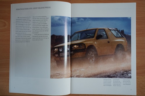 Opel frontera depliant del - frontera,,