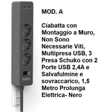 Multipresa corrente con - di,