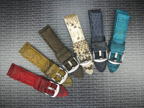 Pitone pelle cinturino - mm,
