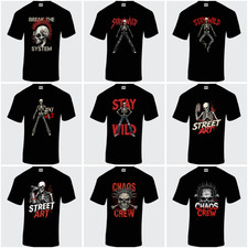 Maglia Punk Cotone Rebel