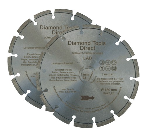 Disco diamantato 180 mm - Ø,