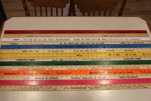 Lotto yardstick legno - yardstick,