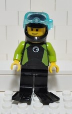 Minifigura Lego cty0958 Sub Sommozzatore City Porto set 60221 anno 2019