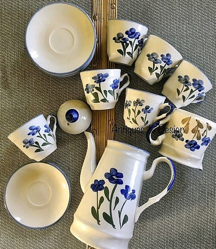 Servizio caffè ceramica - servizio, 6