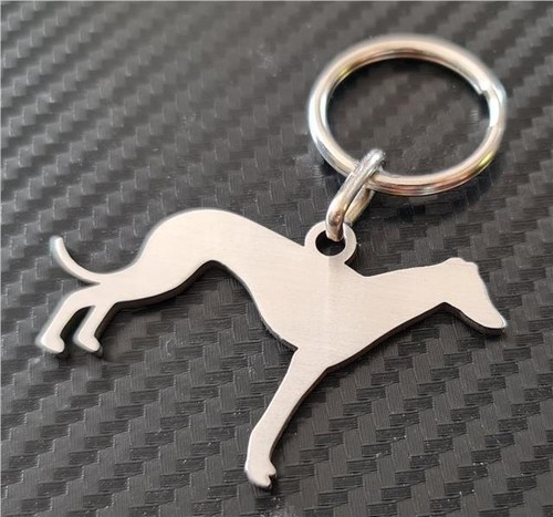 Whippet keyring keychain - whippet, dog