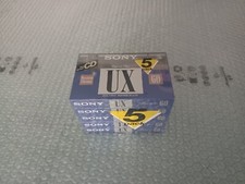 Sony C-60UX x5 audiocassette