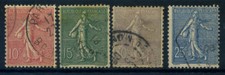 Francia 1903 Yv. 129-132 Seminatrice usata 80%