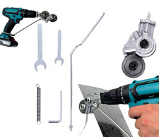 ADATTATORE AVVITATORE TRAPANO TAGLIERINA PER METALLO FORBICI PER LAMIERA