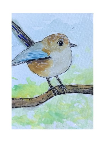 Aceo kenna watercolour - by,