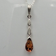 Pendente goccia argento - pendente,