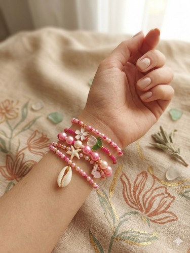 Set braccialetti boho - set, 5