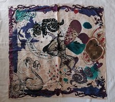 Sciarpa Foulard Seta Christian Lacroix Vintage