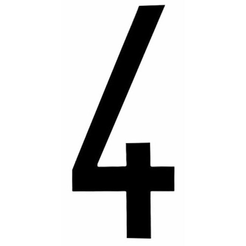 Numero adesivo per targa - adesivo,