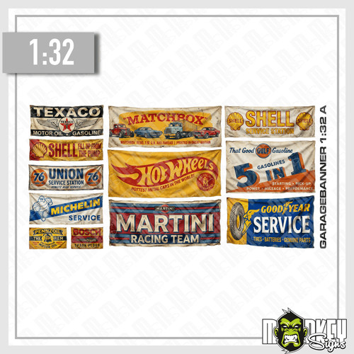 Pezzi striscione garage - striscione,
