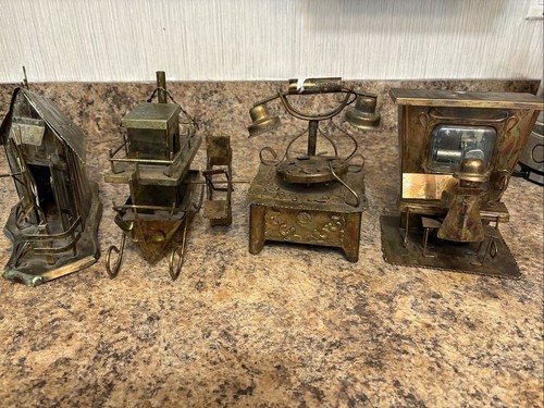 Lot vintage brass music - of,