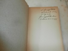 Dedica Autore Giuseppe Valentini Inviti della memoria 1935 Prima edizione