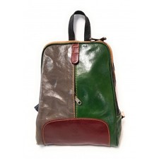 Zaino in vera pelle IL BORSARO Multicolore Art. 406 Made in Italy