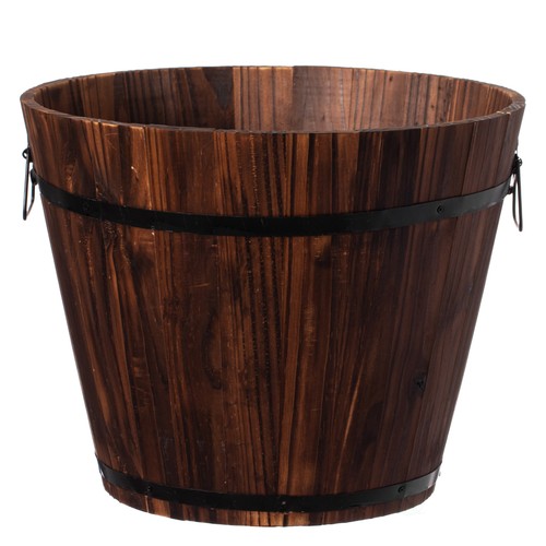 Fioriera botte whisky legno - botte, in