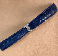 Cinturino per orologio Longines pelle 20mm (fibbia 16mm) con deplo misura unica.